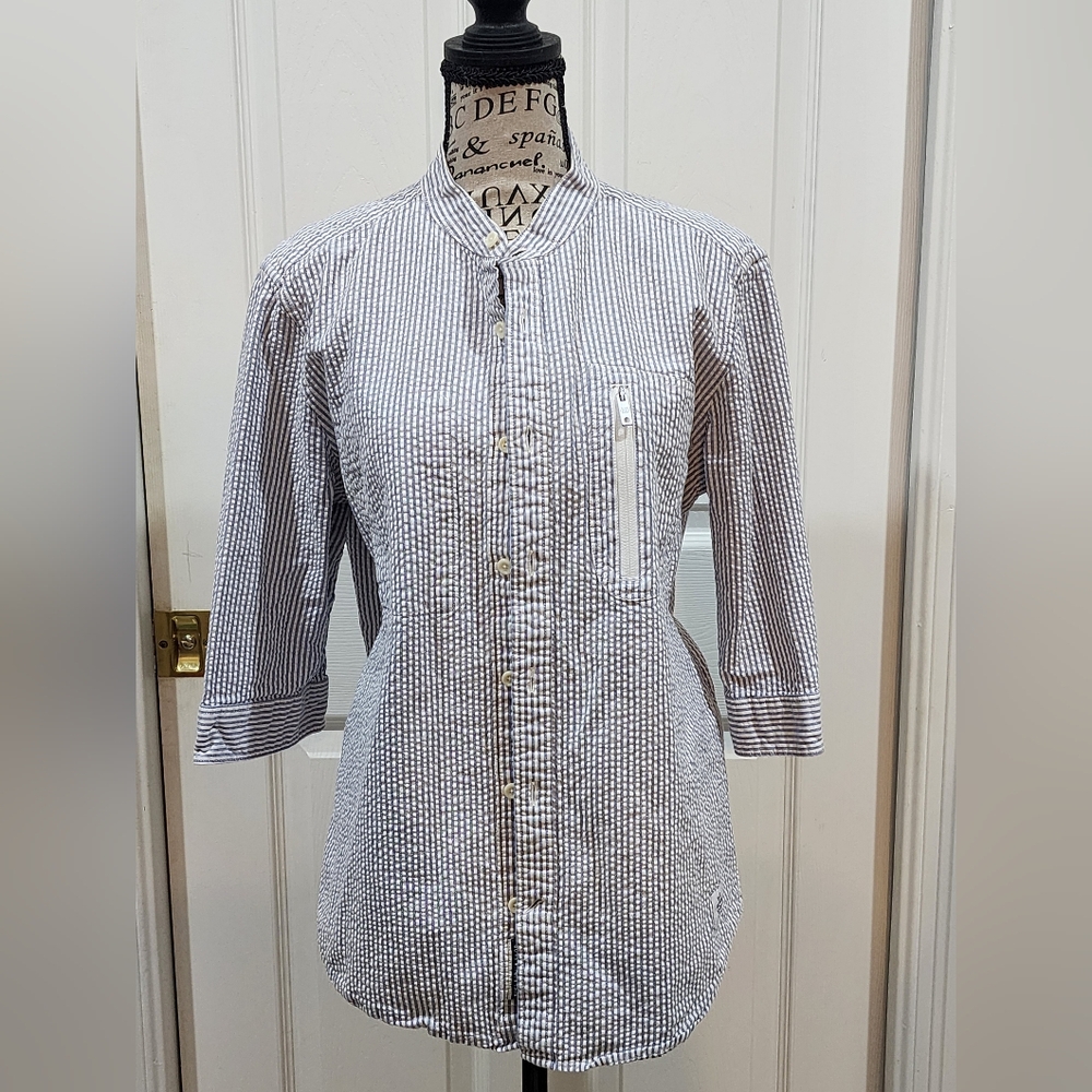Womens Bike Repair Shop Button Up